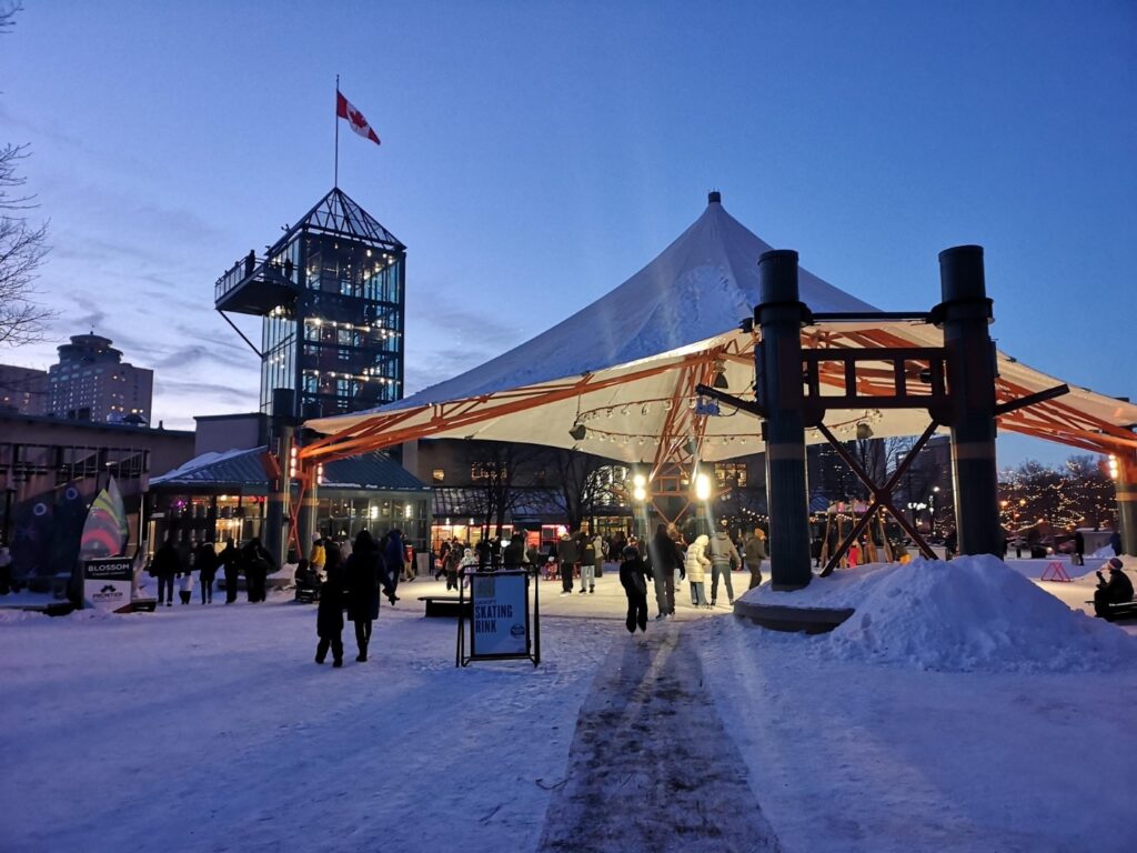 Winnipeg Manitoba City Forks TheForks Skating Ice IceSkating Skate