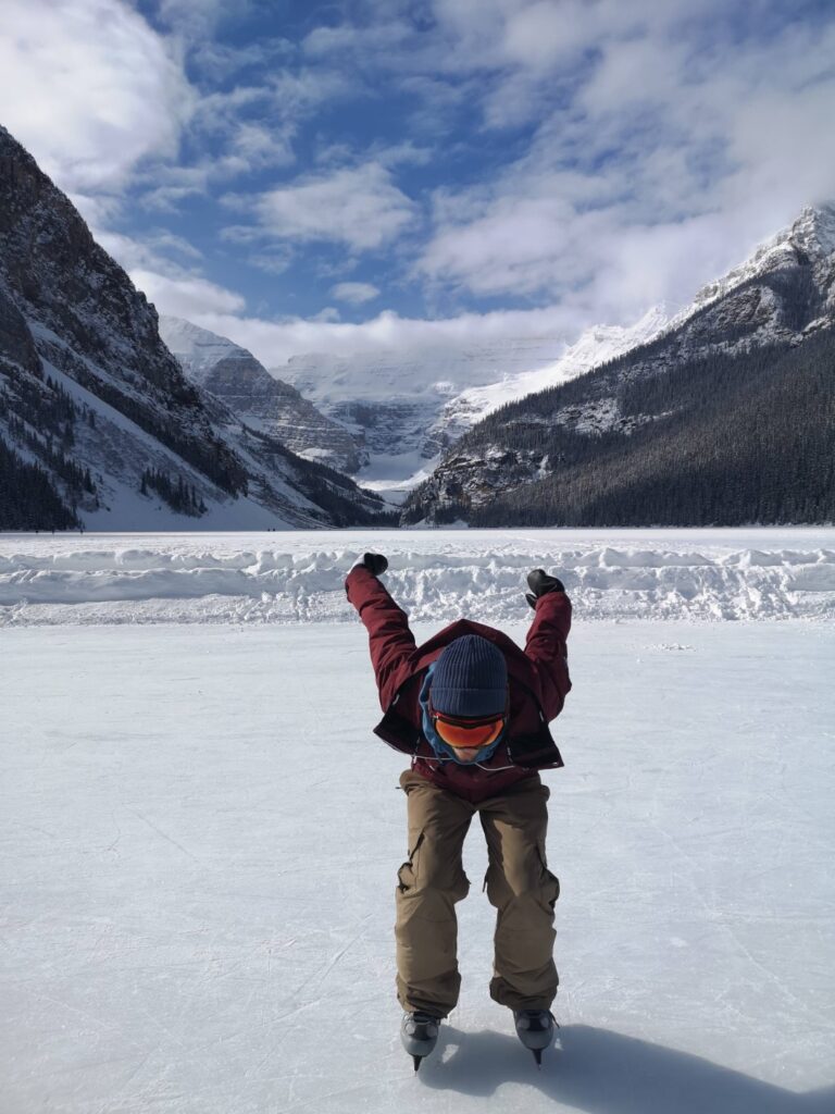 Lake Louise LakeLouise Banff Alberta Rockies TheRockies Mountain Mountains Skate Skating Ice IceSkate IceSkating Etienne