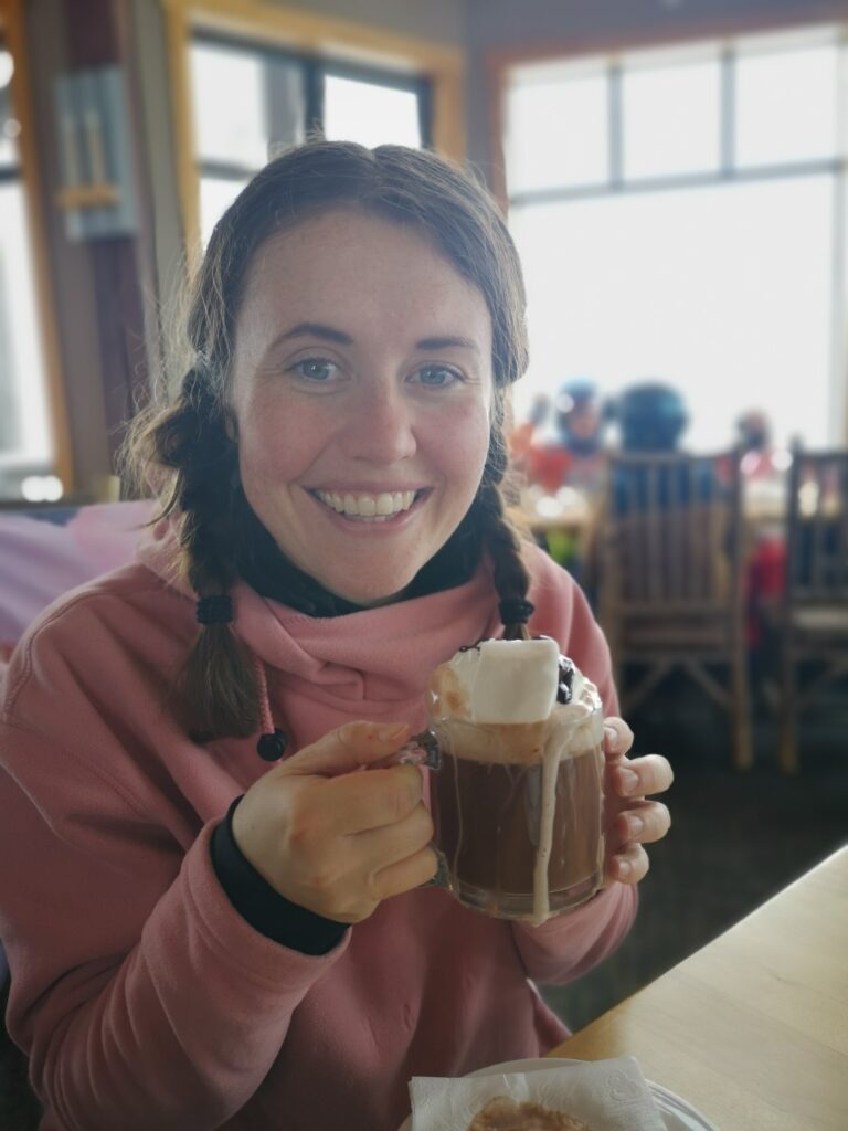 Kicking Horse KickingHorse BritishColumbia BC Skiing Ski Ceri Hot Chocolate HotChocolate 