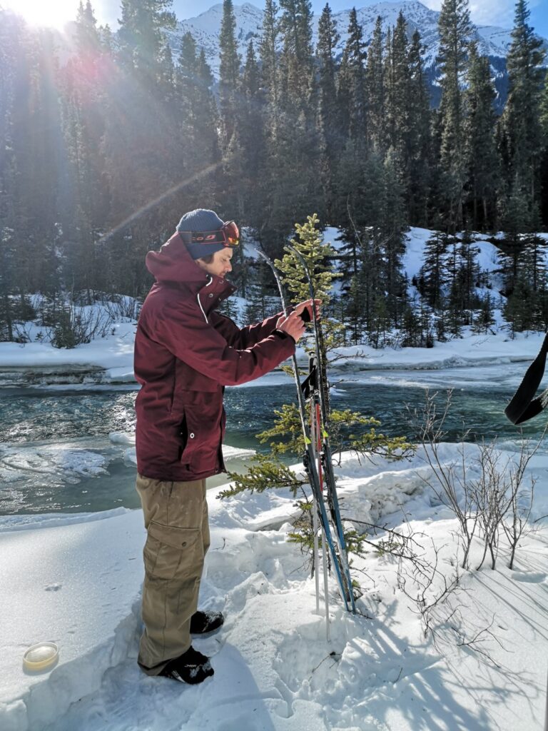 Goat Creek GoatCreek Cross-country XCountry X-country CrossCountry Ski CrossCountrySki Cross-CountrySki Skiing Canmore Alberta CrossCountrySkiing  Rockies TheRockies Forest Snow
River Etienne