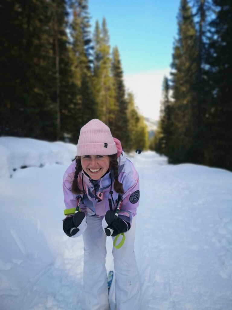 Goat Creek GoatCreek Cross-country XCountry X-country CrossCountry Ski CrossCountrySki Cross-CountrySki Skiing Canmore Alberta CrossCountrySkiing  Rockies TheRockies Forest Snow
Ceri Coat M&MC