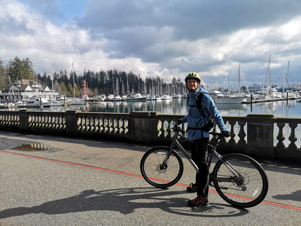 Vancouver BC BritishColumbia Bike Bikes Etienne Sea Ocean StanleyPark