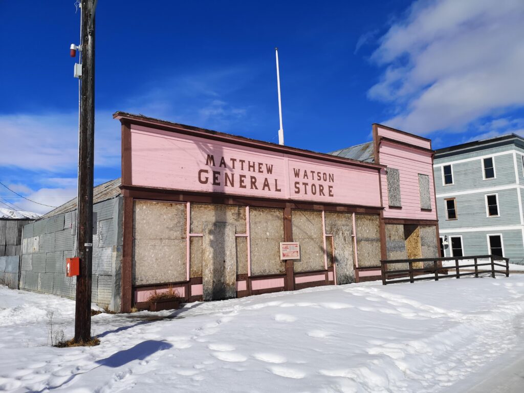 Yukon Carcross Shop Store Closed Deserted