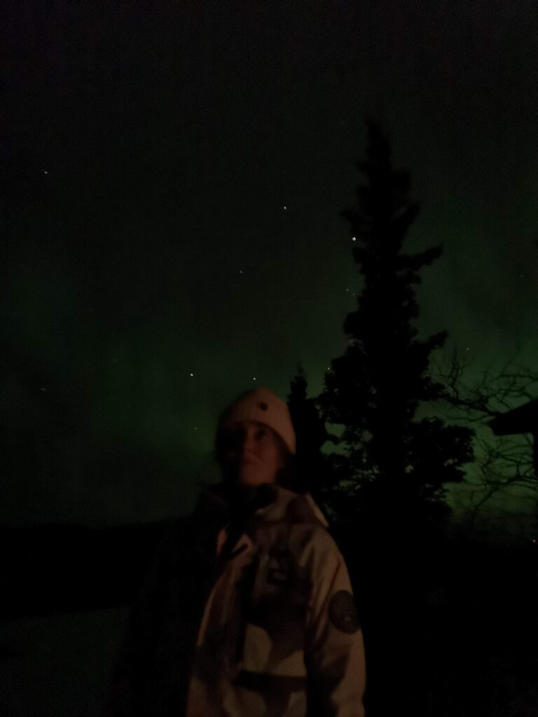 Yukon Whitehorse Northern Lights NorthernLights Sky Night NightSky Star Stars Aurora Borealis AuroraBorealis Ceri Coat M&MC