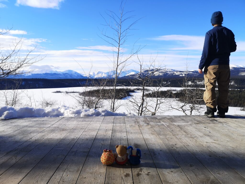 Whitehorse Yukon Yurt  Etienne View Mountains Lake Toby Bluedog SingaporeTed