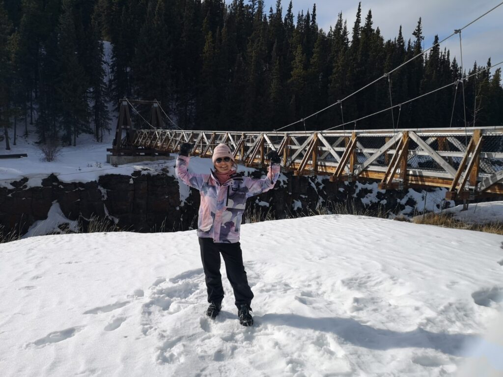 Whitehorse Yukon Miles Canyon MilesCanyon Hike Hiking YukonRiver River RiverYukon Bridge Ceri Coat M&MC