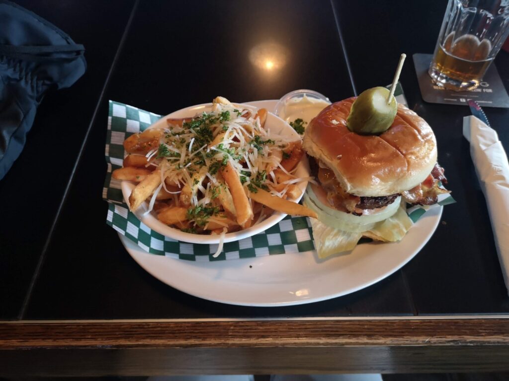 food burger fries yukon whitehorse beer drink drinks