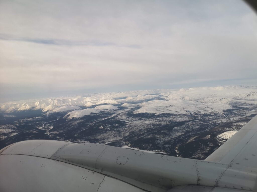 plane flight view yukon